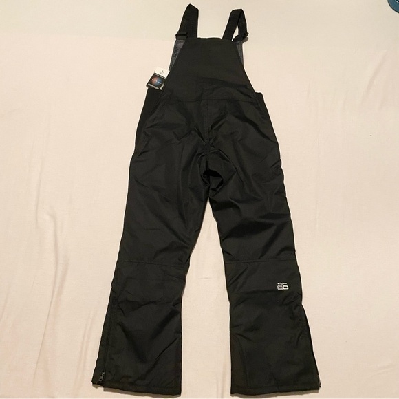 Women's Black Snow Bib Overalls - Picture 11 of 16